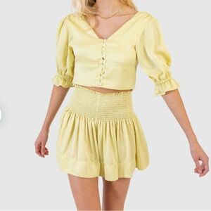 Koch Erika Skort Light yellow/gold size medium